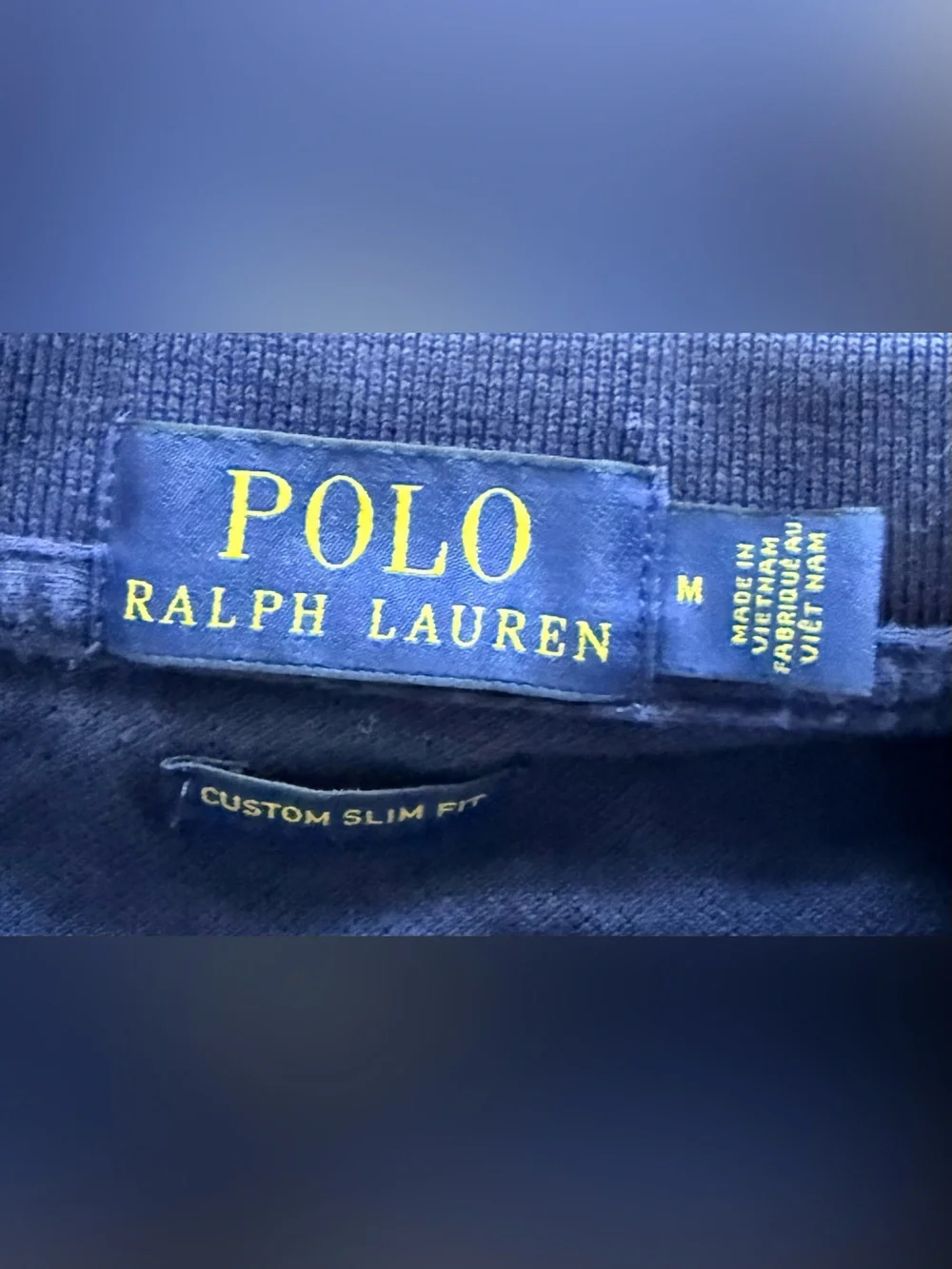 Ralph Lauren Men’s Navy Polo with Teal Pony